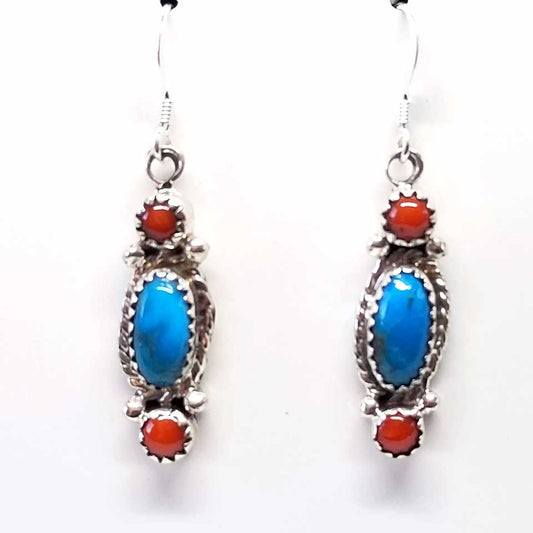 Native American Style Turquoise Dangle