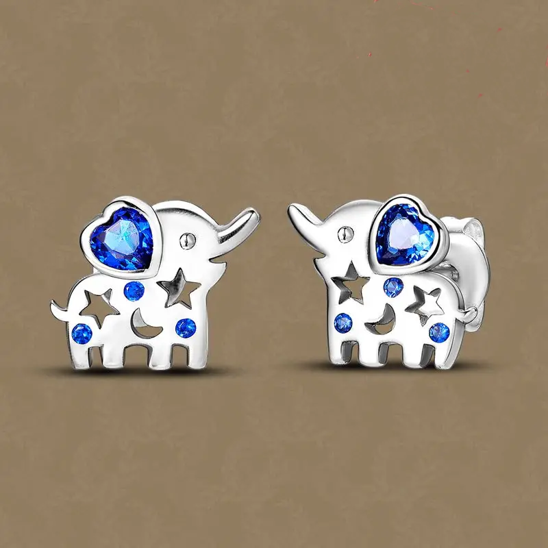 Adorable Elephant Stud Earrings