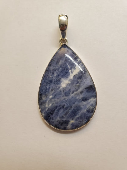 Sodolite Teardrop Pendant