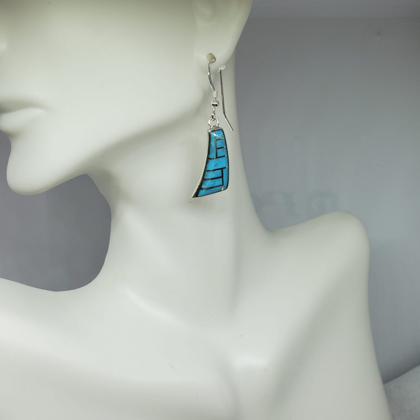 Sterling Silver Turquoise Dangle Earrings