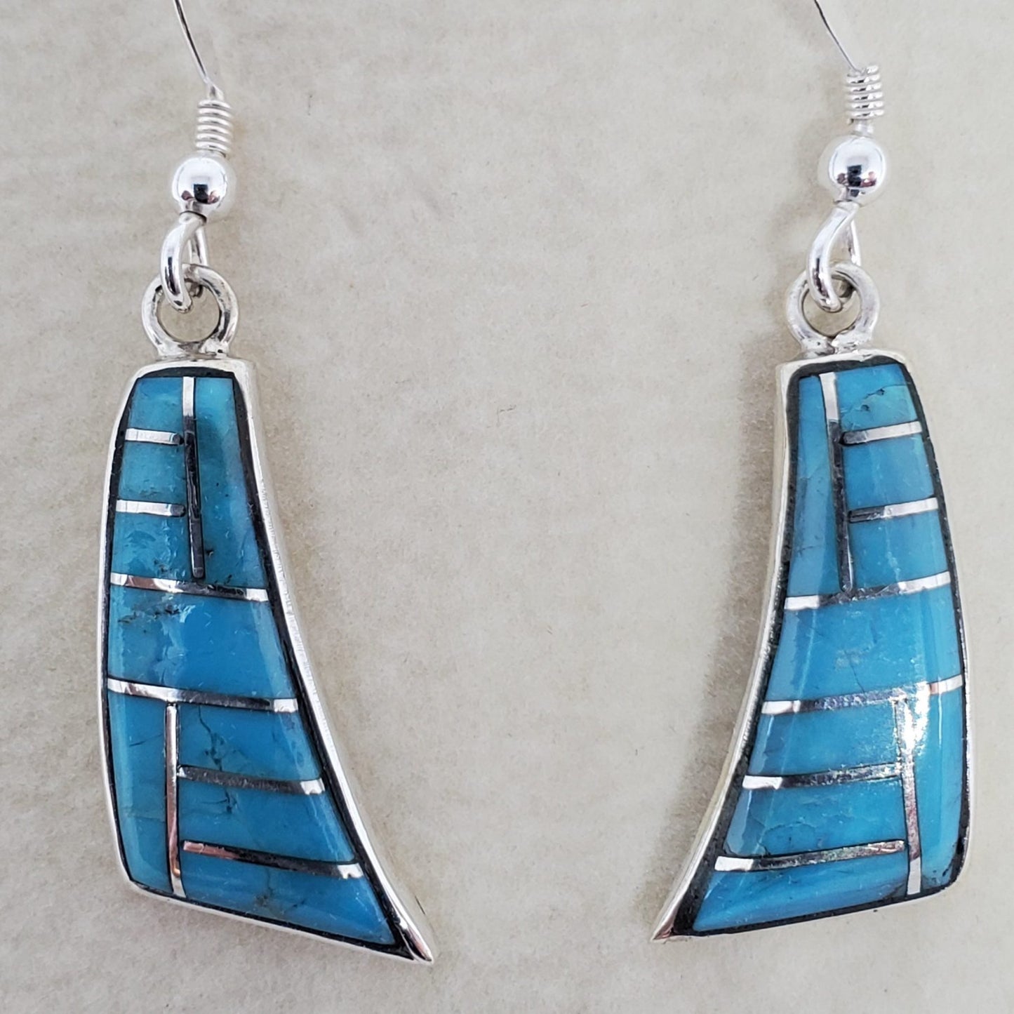 Sterling Silver Turquoise Dangle Earrings