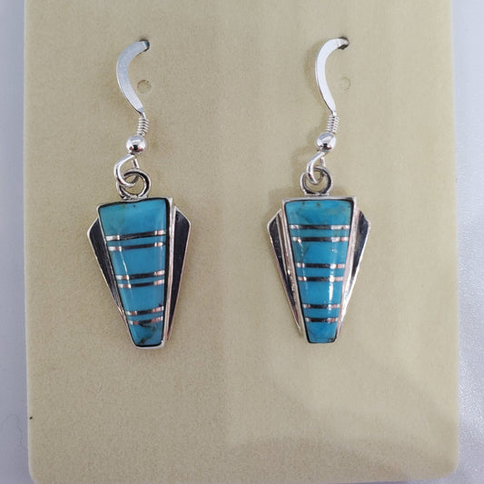 Turquoise Sterling Silver Gift Set with Pendant and Earrings