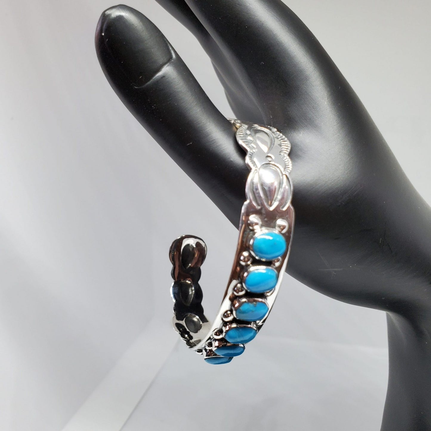 Sterling Silver Turquoise Bracelet