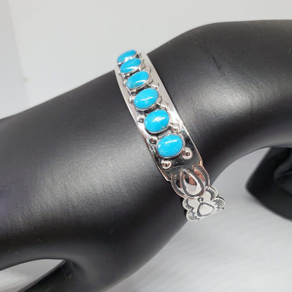 Sterling Silver Turquoise Bracelet