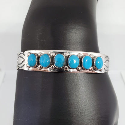 Sterling Silver Turquoise Bracelet