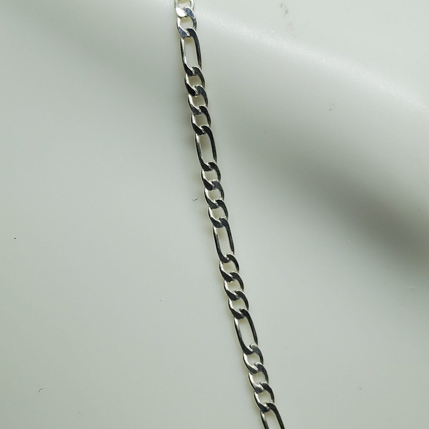 22" Figaro Chain .925 Sterling Silver