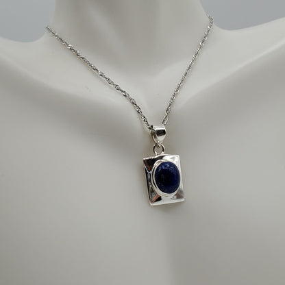 Lapis Lazuli Pendant and Earrings Gift Set