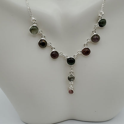 Sterling Silver Tourmaline Necklace