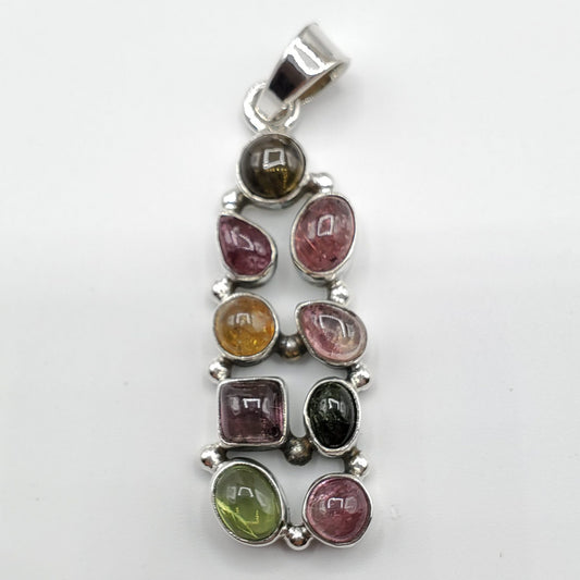 Sterling Silver Tourmaline Pendant