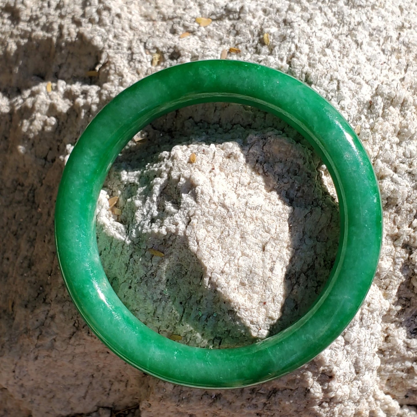 Genuine Green Jade Bangle