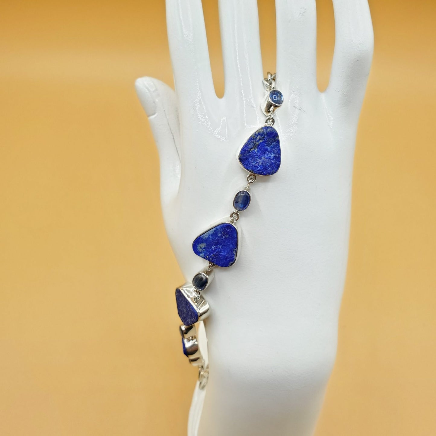 Lapis Lazuli Druzy Gift Set accented with Tanzanite gemstones