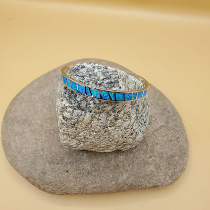 Blue Opal Cuff Bracelet