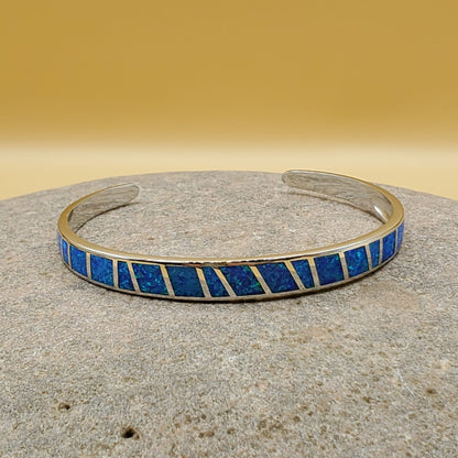 Blue Opal Cuff Bracelet