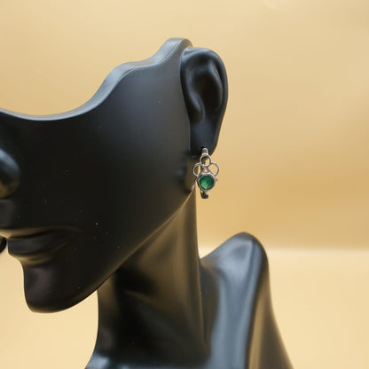 Green Onyx Earrings