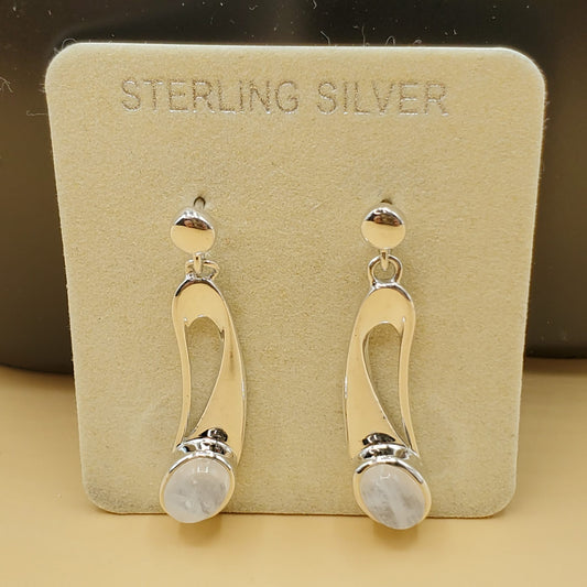 Moonstone Dangle Earrings