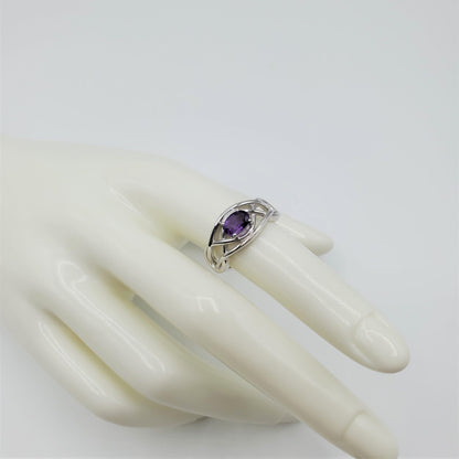 Amethyst Sterling Silver Ring