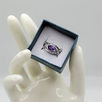 Amethyst Sterling Silver Ring