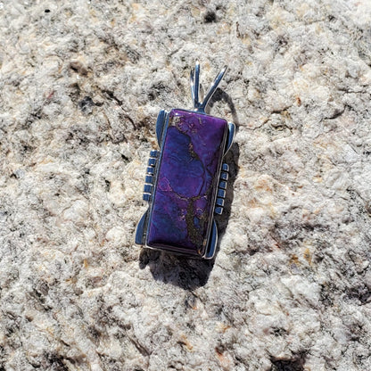 Mohave Purple Turquoise Pendant