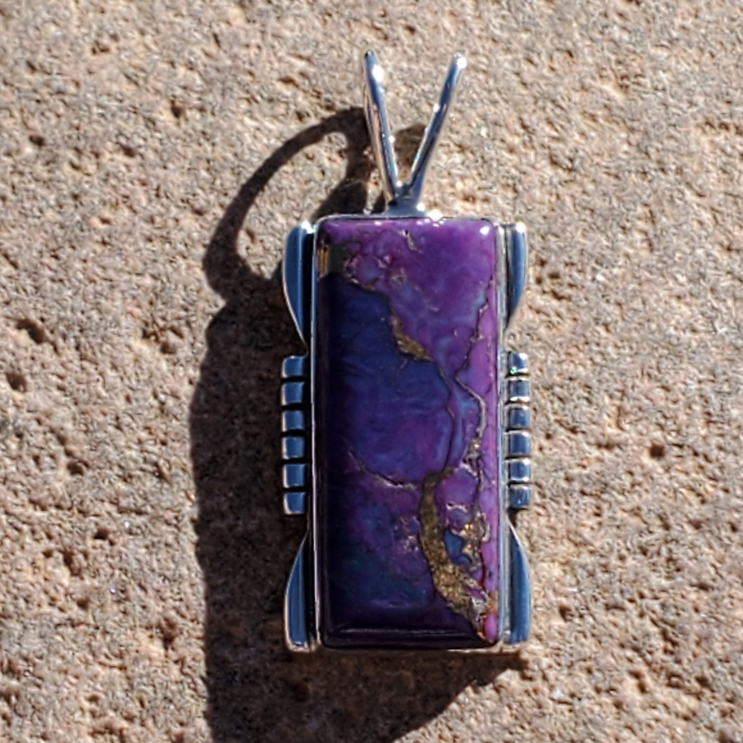 Mohave Purple Turquoise Pendant