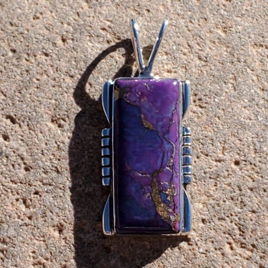 Mohave Purple Turquoise Pendant