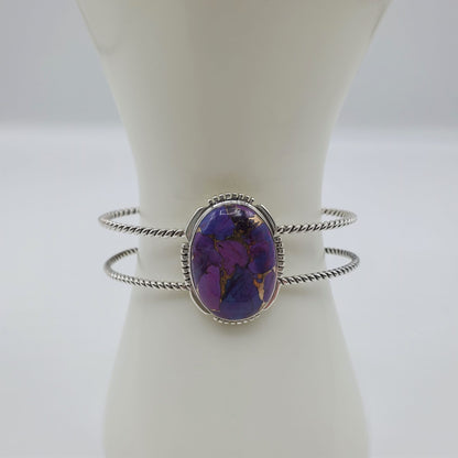 Mohave Purple Turquoise Cuff Bracelet