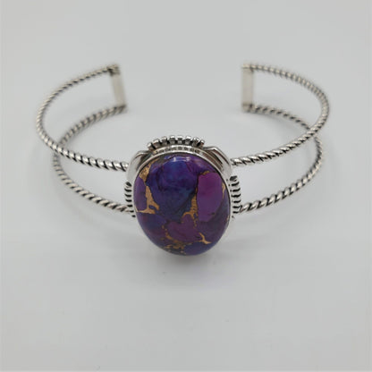 Mohave Purple Turquoise Cuff Bracelet