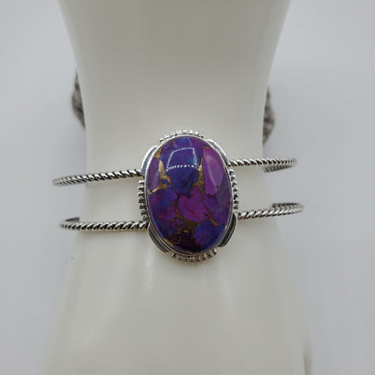 Mohave Purple Turquoise Cuff Bracelet