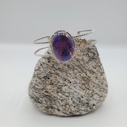 Mohave Purple Turquoise Cuff Bracelet