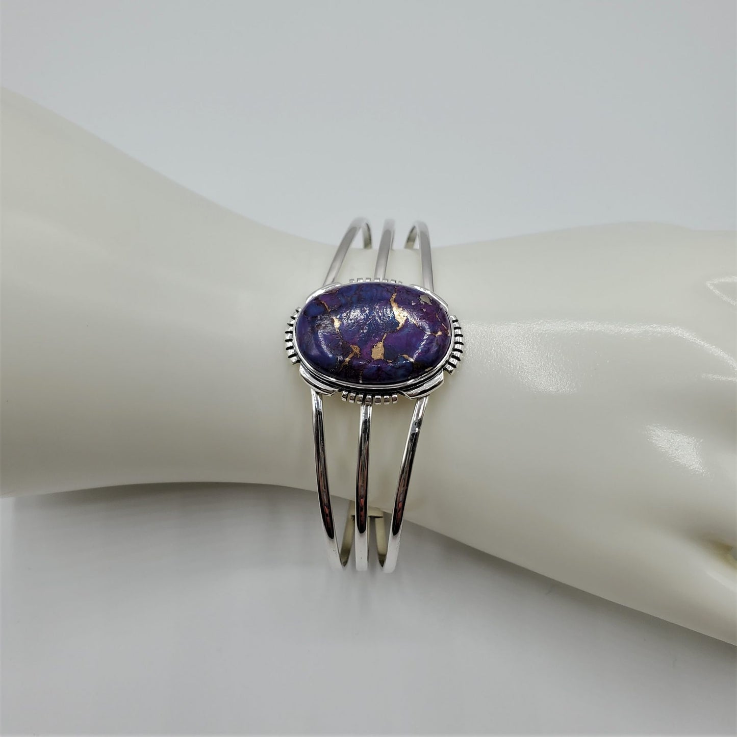 Mohave Purple Turquoise Cuff Bracelet