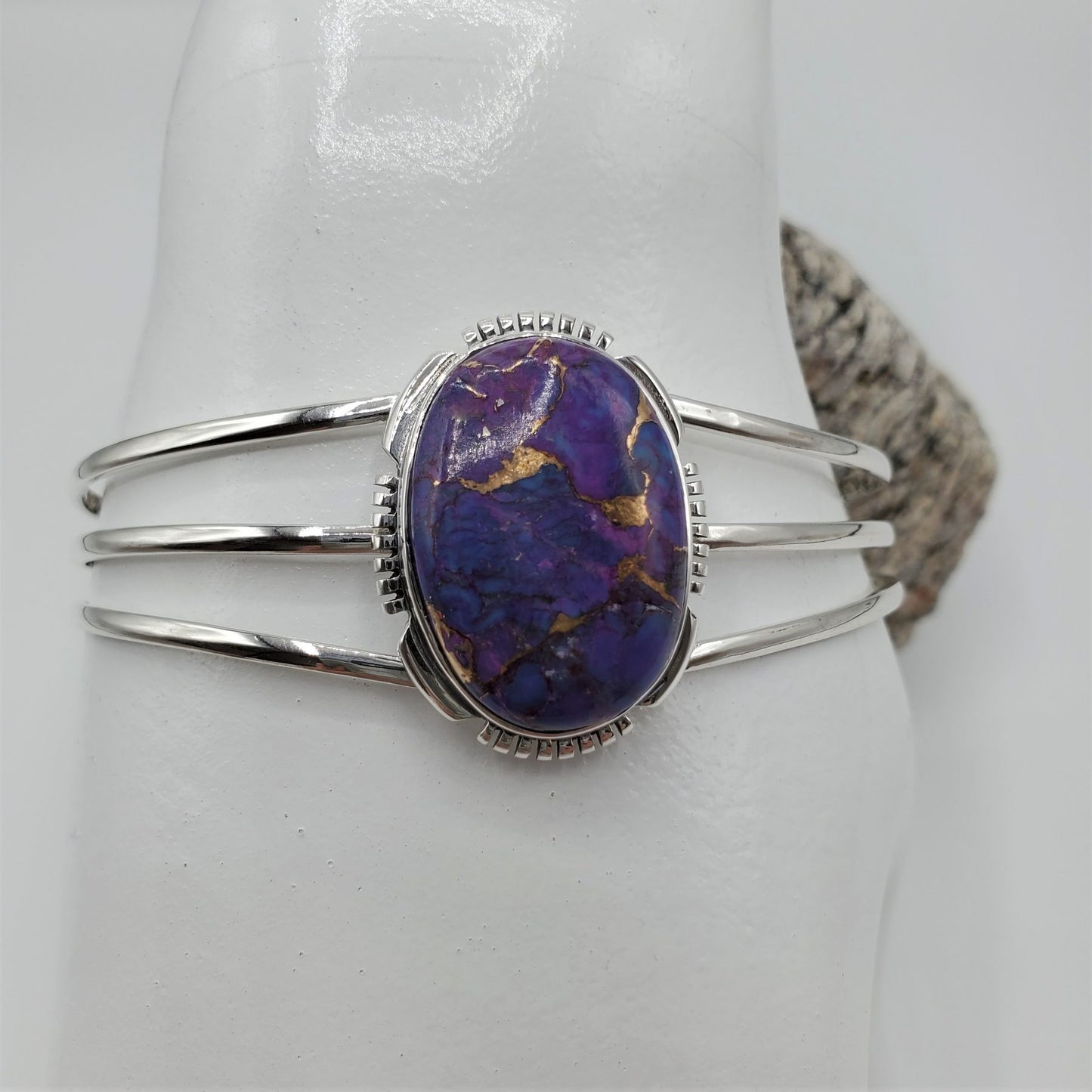 Mohave Purple Turquoise Cuff Bracelet