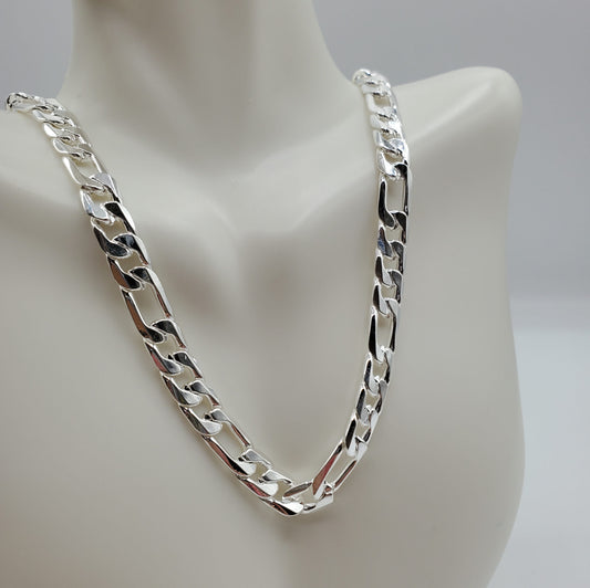 Sterling Silver 4mm chain link 20" necklace