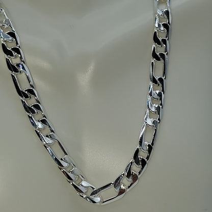 Sterling Silver 4mm chain link 20" necklace