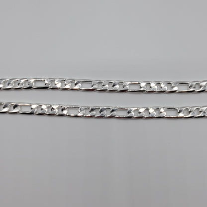 Sterling Silver 4mm chain link 20" necklace