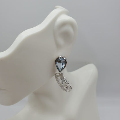 Blue Topaz Dangle Earrings