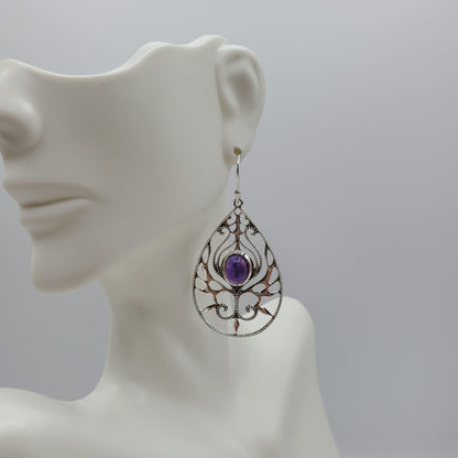 Amethyst Statement earrings