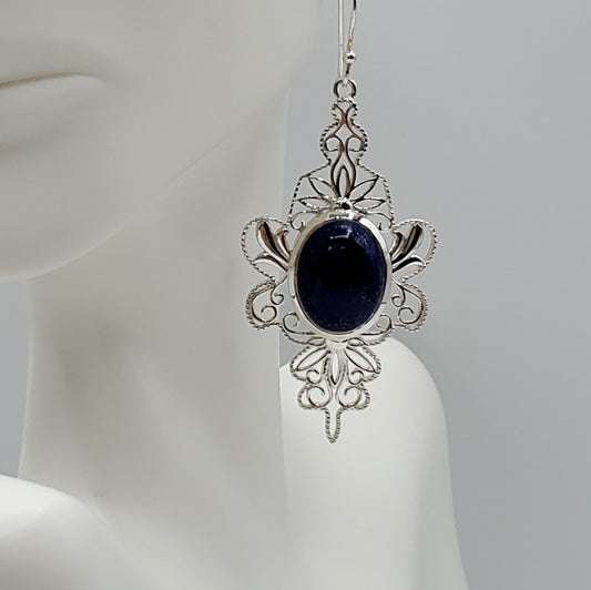 Lapis Lazuli Statement earrings