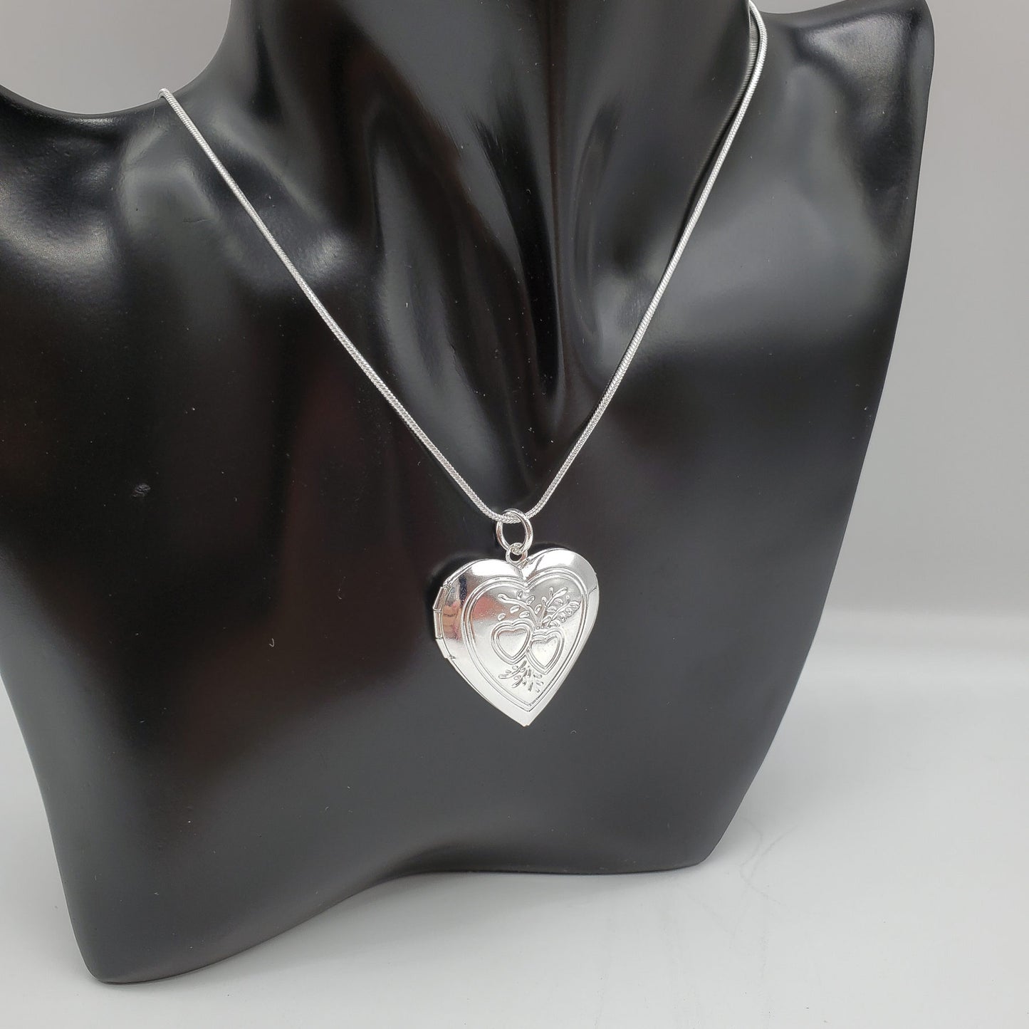 .925 Sterling Silver Heart locket