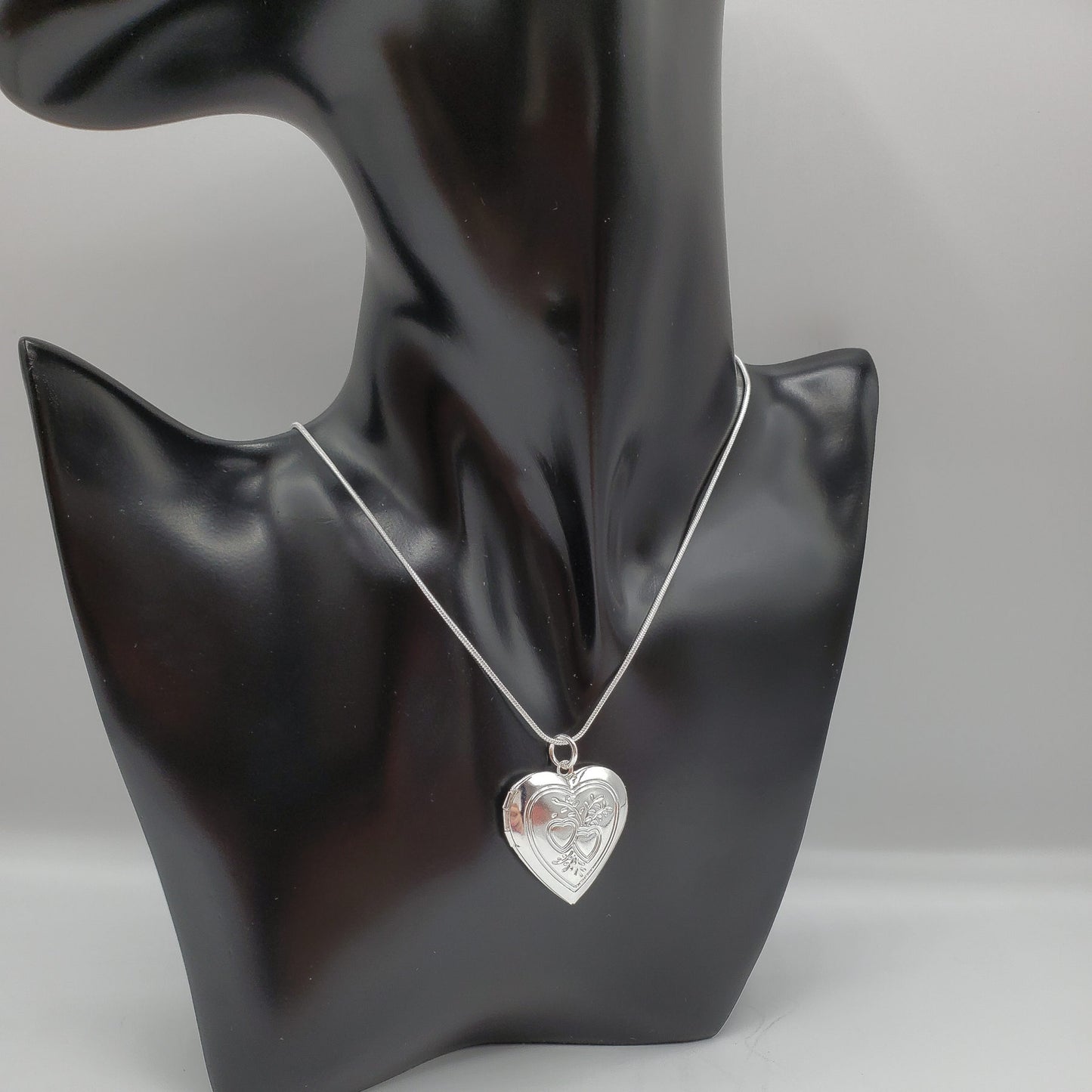 .925 Sterling Silver Heart locket