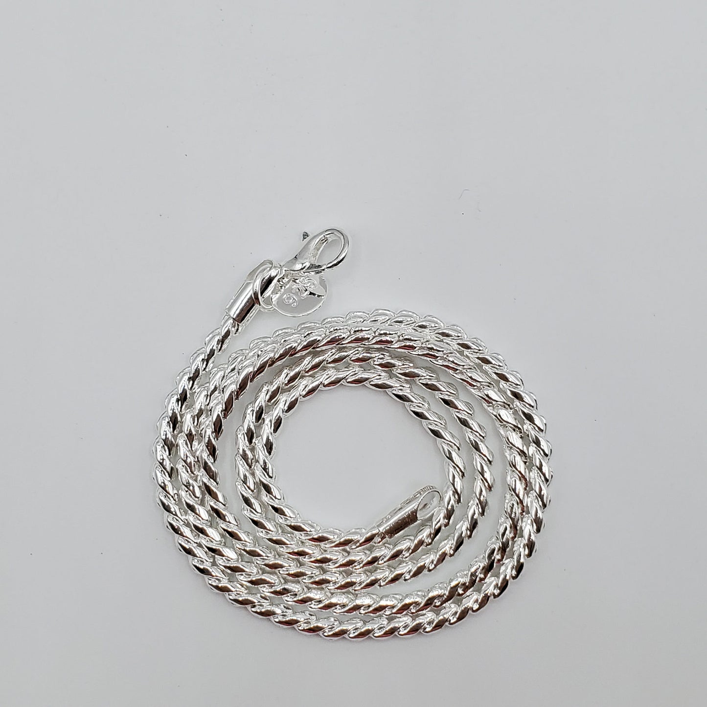 .925 sterling silver 3mm 18" snake chain