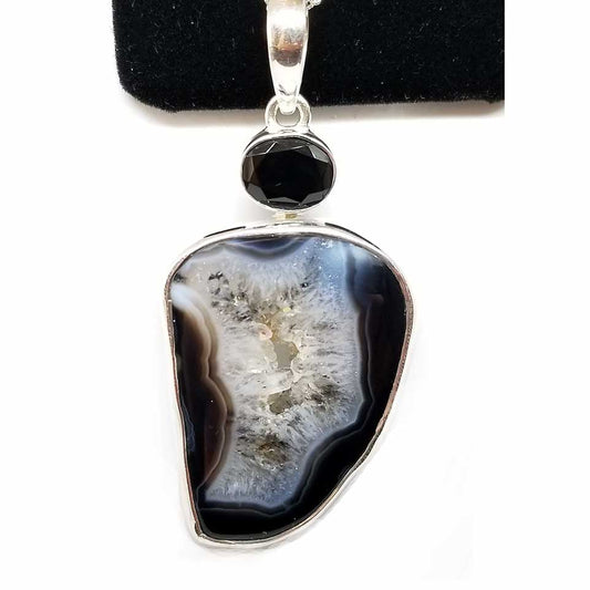 Herkimer Agate Pendant