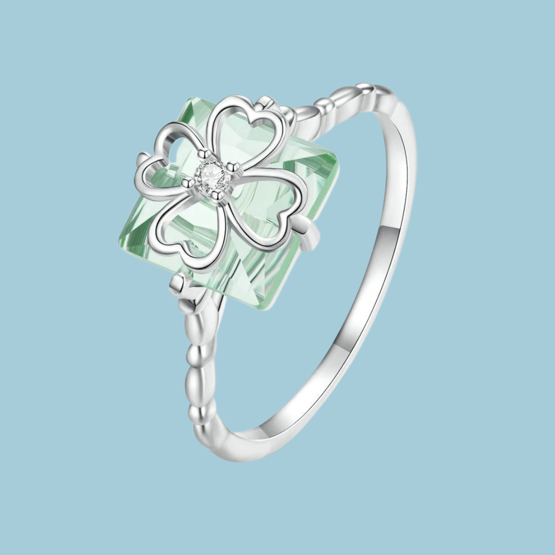 Sterling Silver Emerald Ring