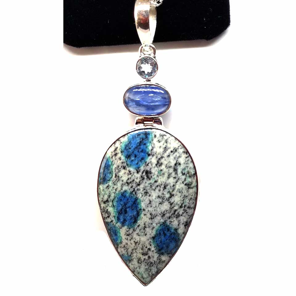 K2 Jasper 5cm x 3cm Pendant Set