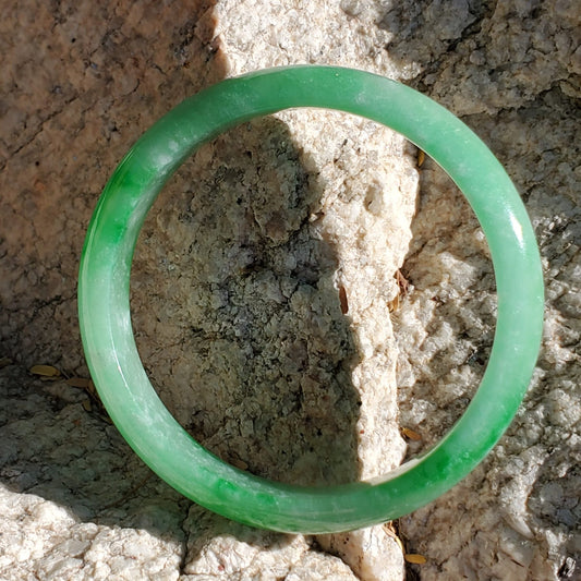 Genuine Green Jade Bangle