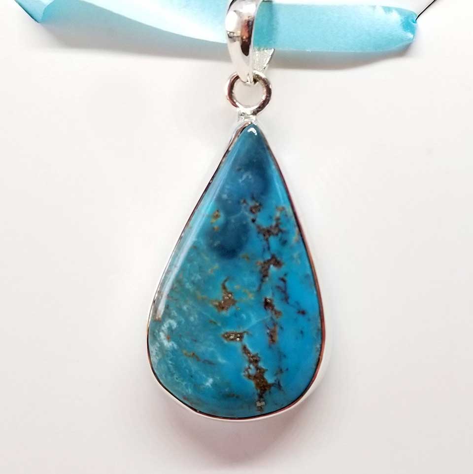 Turquoise Teardrop Pendant