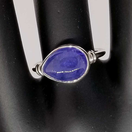 Tanzanite Cabochon Ring