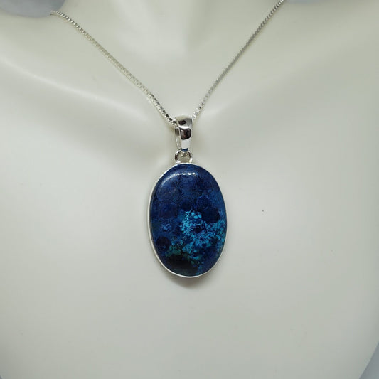 Oval Shattuckite Pendant