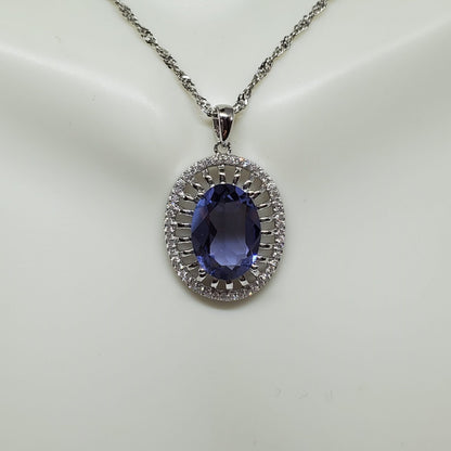 Fine Tanzanite Pendant