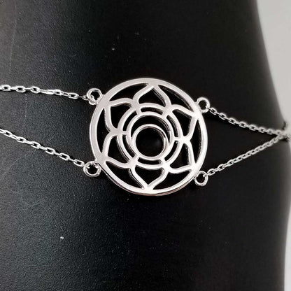 Sterling Silver Sacral Chakra Bracelet