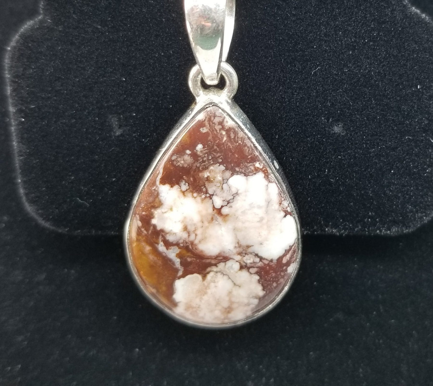 Wildhorse Agate Raindrop Pendant