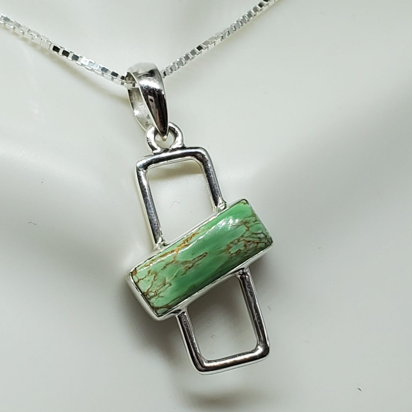 Green Variscite Pendant